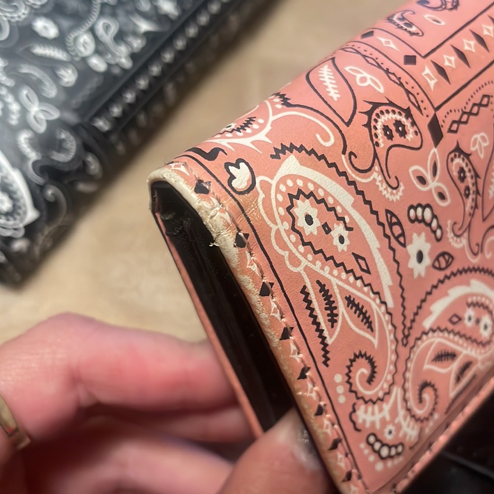 2 Wallets. Black NWOT - Pink Gently Used. - Picture 5 of 7
